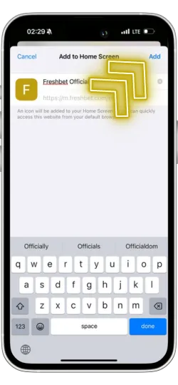 Freshbet app iOS