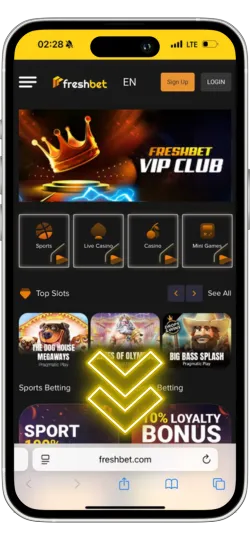 Freshbet app ios download