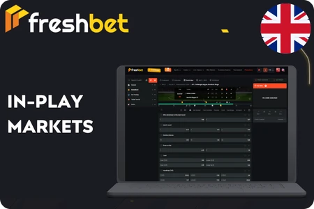Freshbet in-play markets to watch